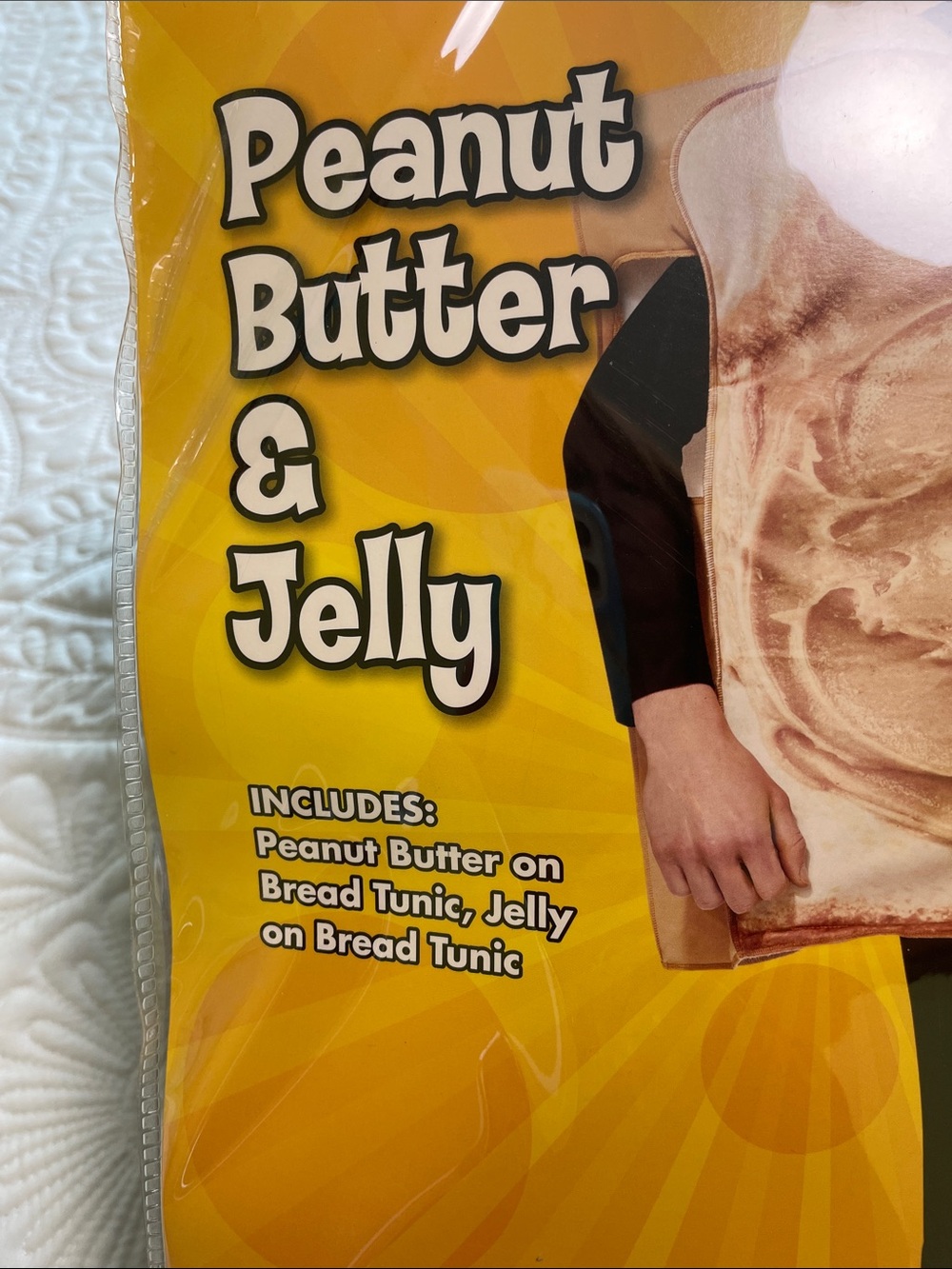 Spirit Peanut Butter & Jelly Couple Costume - Brown & Red - Picture 2 of 7